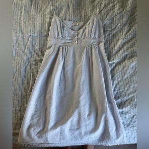 Never worn Brandy Melville blue pinstripe mini dress